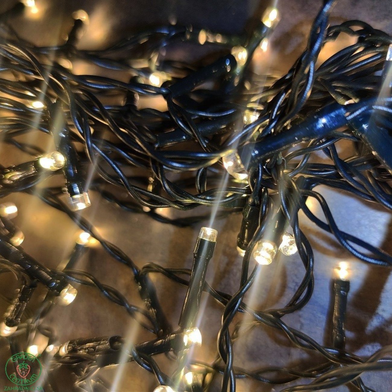 Obrázok GIRLANDA - PROFI LED svetelný záves, 3,6m, teplá biela, 200xLED, IP44, 8 módov svietenia